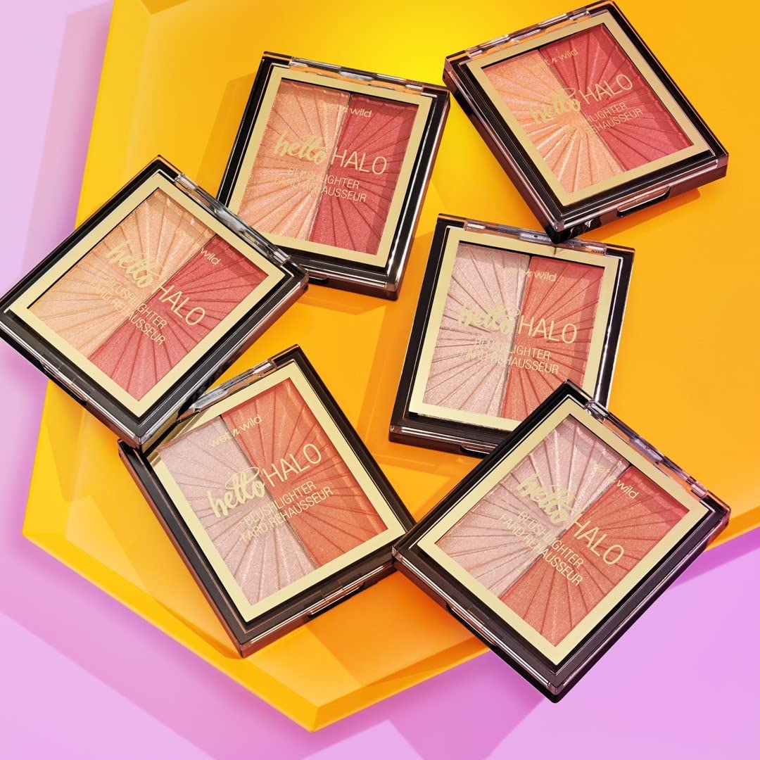 wet n wild MegaGlo Blushlighter| Blush & Highlighter Duo| Shimmer Metallic Finish| Flash Me - Image 13
